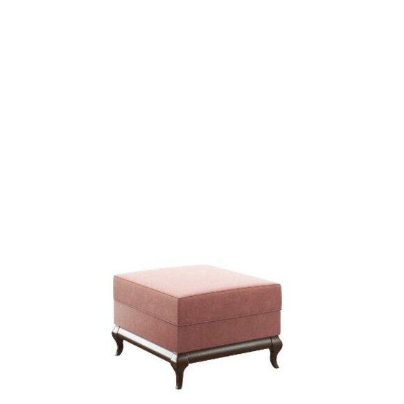 Hocker Quadratische Ottomane Fußhocker 60 x 45 cm Designer Hocker Rosa Neu