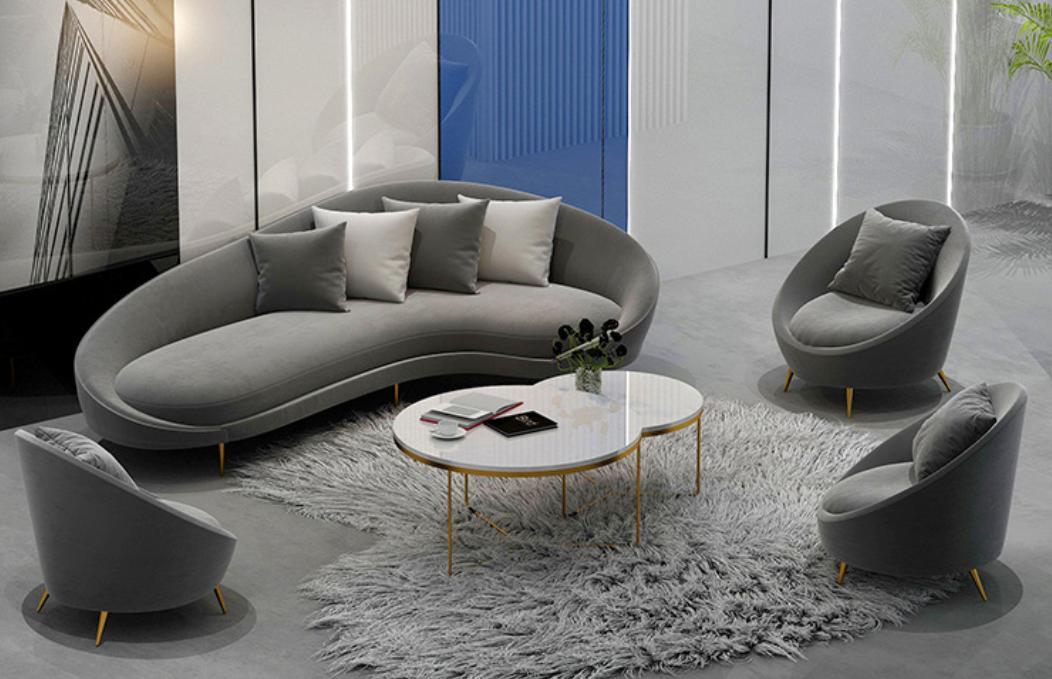 Ecksofa L-form Samt Sofa Wohnlandschaft Relax Sitz Design Couch Lounge Sofas