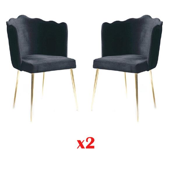 Esszimmer Garnitur Italienische Luxus Möbel Stuhl Set 2X Stühle Gruppe