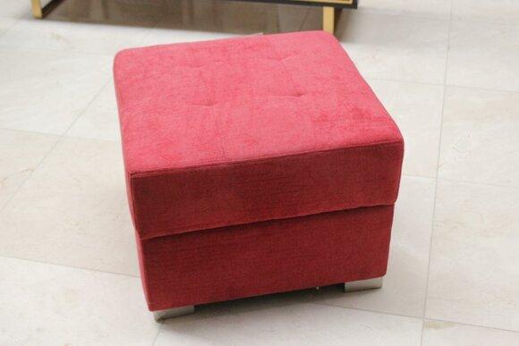 Wohnzimmer Hocker Polster Bank Fußhocker Ottomane Sitzhocker Sitzpouf Sofort