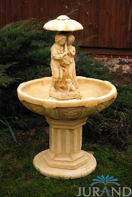 Springbrunnen Fontäne Zierbrunnen Garten 1024 Deko Brunnen 137 cm Steinguss