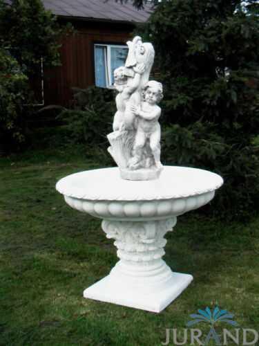 Springbrunnen Fontäne Zierbrunnen Garten Deko 1042 Brunnen 103 cm Steinguss