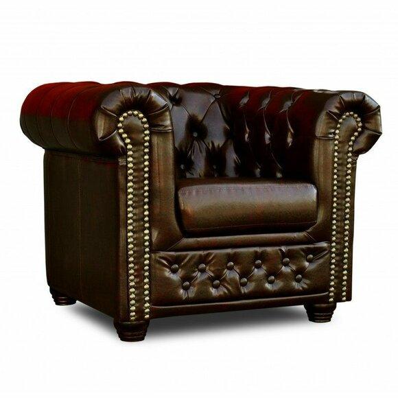 Chesterfield Sessel 1 Sitzer Couch Polster Sofas Couchen Neu Lounge Club Lounge