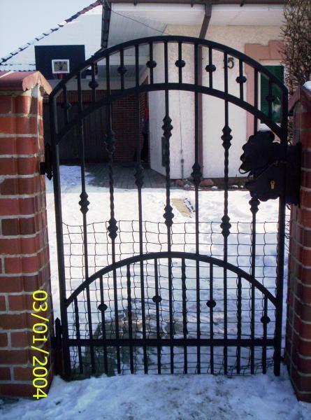 Garten Pforte Haus Tor Eingangs Tür Schmiedeeisen Maßanfertigung Eisen Tore M287