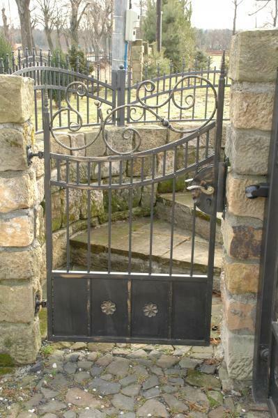 Garten Pforte Haus Tor Eingangs Tür Schmiedeeisen Maßanfertigung Eisen Tore M301