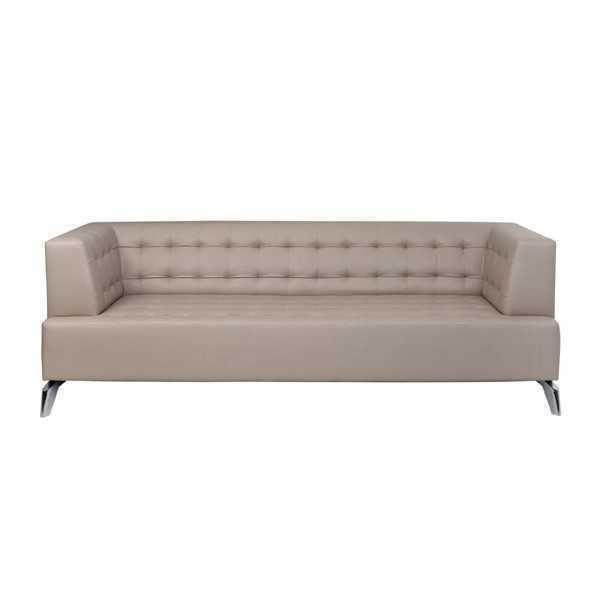 Büroeinrichtung Sofa Couch 2 Sitzer Arbeitszimmer Polstersofa Kunstleder Möbel