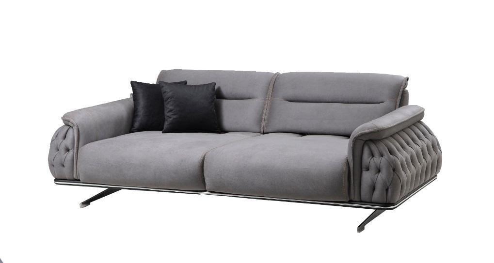 Designer weich 3 Sitzer Sofa für Wohnzimmer Textil Polstermöbel neu Luxus