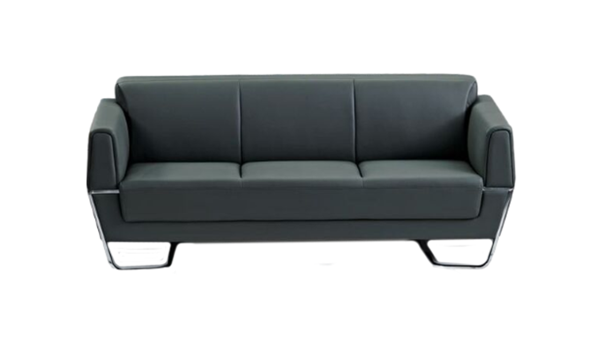 Modernes Sofa Dreisitzer Büro Couch Design Couchen Leder 3er Sofort