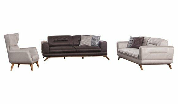 Sofagarnitur 3+3+1 Sitzer Garnitur Luxus Sofagarnitur Sessel NEU 3tlg