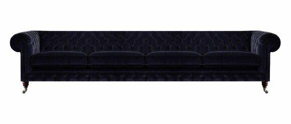 Neu Viersitzer Sofa Couch Polstermöbel Wohnzimmer Polster Textil Chesterfield