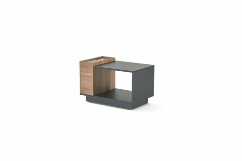 Braun-Grauer Büro Couchtisch Designer Kaffee Holztische Ablagentisch