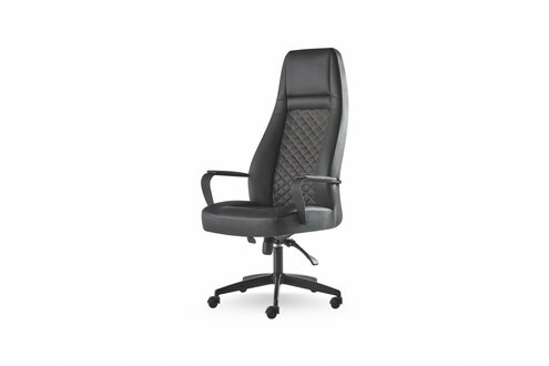 Bürostuhl Schwarz Drehsessel Arbeitszimmer Modern Büro Rollen Leder