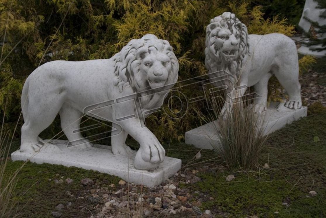 Löwe Gartenfigur Terrassen Garten Skulptur Figuren Skulpturen S103010 Statuen Sofort