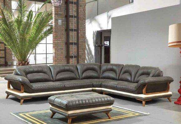 Ecksofa L Form Sofa Couch Polster Sofas Wohnlandschaft Stoffsofa