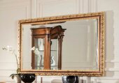 Italienische Klassischer Designer Spiegel Möbel Wandspiegel Holz Gold Möbel