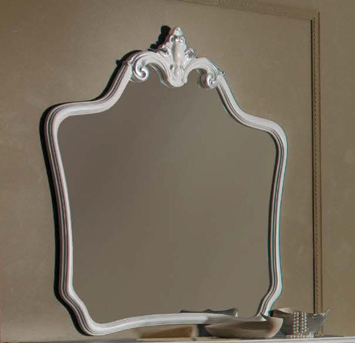 Klassischer Design Spiegel Italienische Wandspiegel Holz Stand Wand Italien