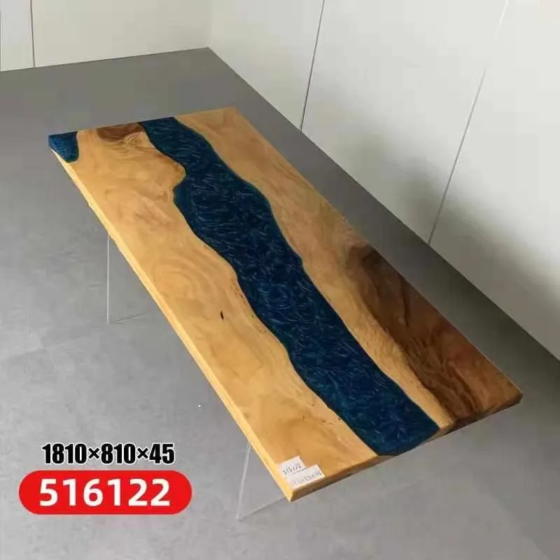 Esstisch River Tisch Echtes Holz Flusstisch Epoxidharz Tische 181x81