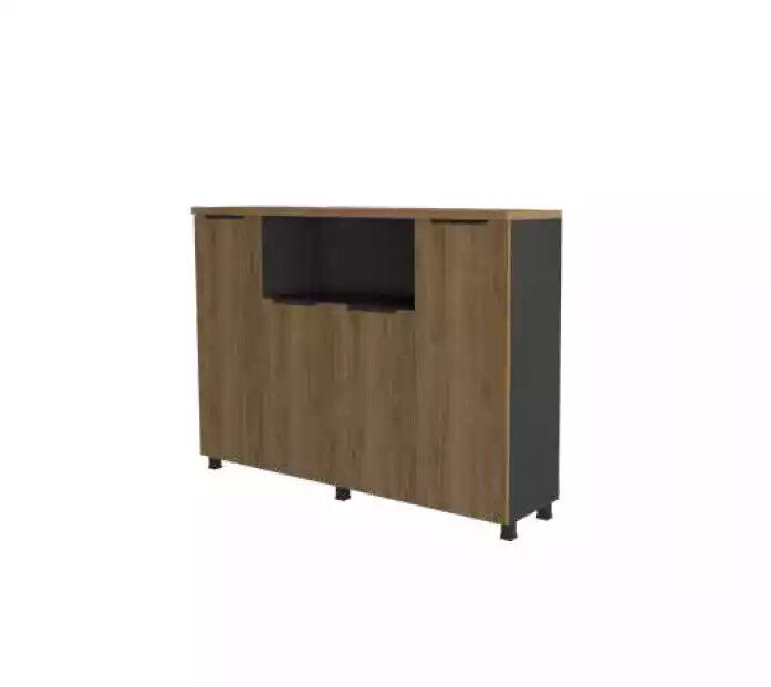 Sideboard Büromöbel Konsolenschrank Anrichte Holzmöbel Braun Modern Neu