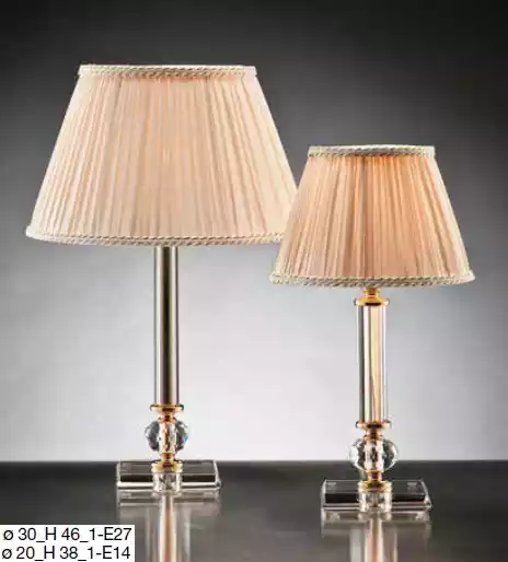 Tischleuchte Antik Stil Tisch Lampe Kristall Leuchte Lampen Stehlampe
