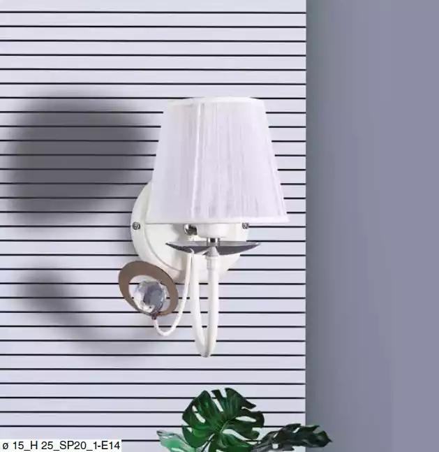 Weißer Wandleuchter Designer Luxus Lampe Kronleuchter Klassiscer Stil