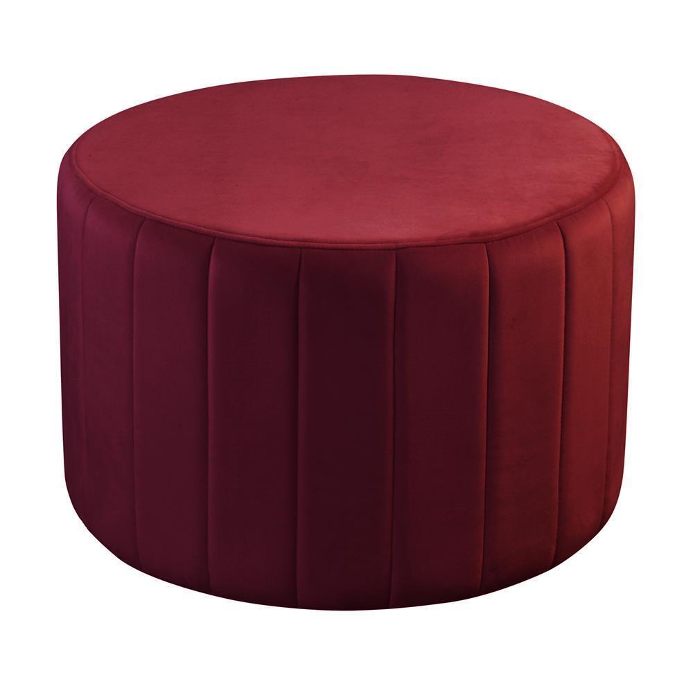 Pouf Fußhocker Rund Sitz Hocker Polsterhocker Sitzhocker Badhocker Puff Sofort