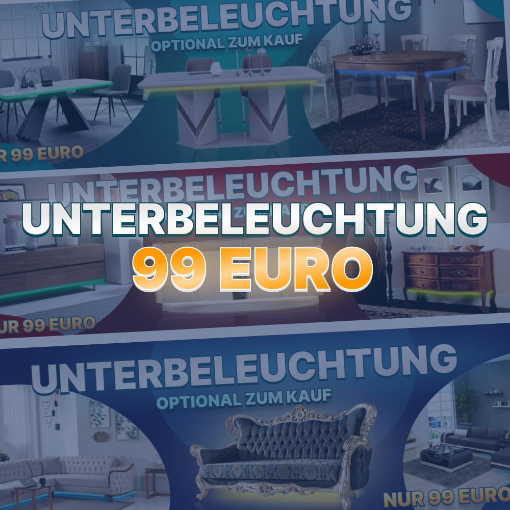 Unterbodenbeleuchtung Lichtleiste LED Licht Beleuchtung Möbel Büro Schlafzimmer Bett Schrank Vitrine Esstisch Tisch Möbelleuchte