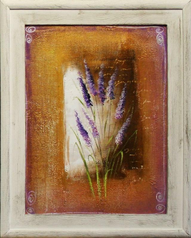 Lavendel Ölgemälde Bild Bilder Gemälde Ölbilder Ölbild Rahmen G15415 Sofort