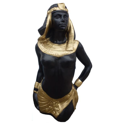 Ägyptischer Kleopatra Statue Dekoration Figuren Skulpturen Deko 78 cm Sofort