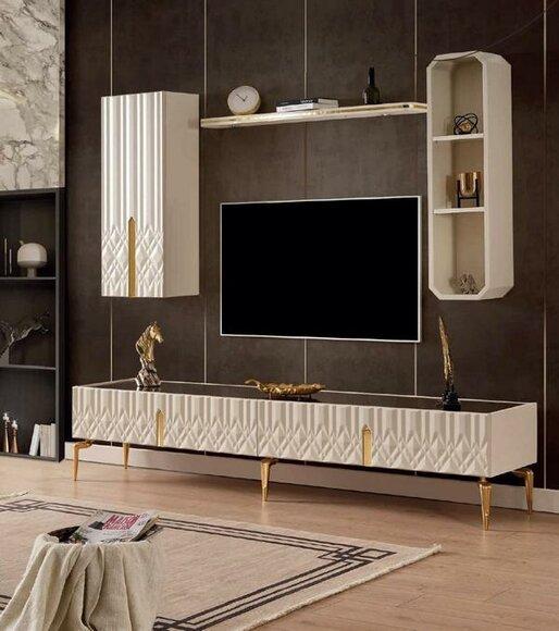 Wohnwand tv Schrank Sideboard Anrichte Schrank Holz Sideboards Möbel