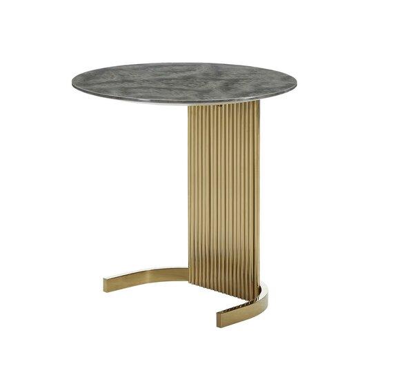 Beistelltisch Modern Design Möbel Marmor Luxus Gold Kreative Wohnzimmer Tisch