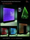 Wandpaneel Trennwand Wasser Wand LED Wasserwand Design Beleuchtet