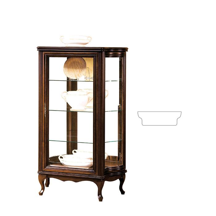 Klassische Vitrine Schrank Italienische Möbel Vitrinenschrank Vitrinen Neu