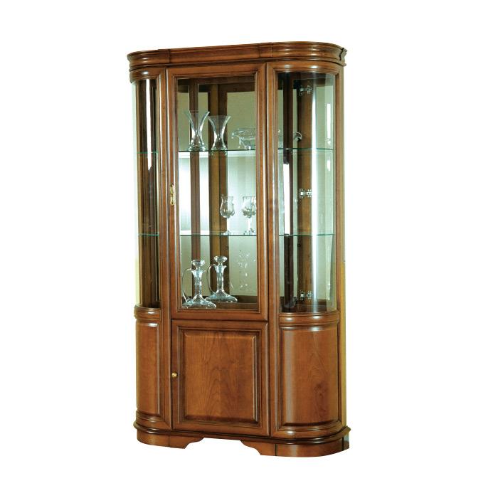 Klassische Vitrine Vitrinenschrank Rustikal Schrank Glasschrank MODEL Z-W1