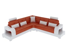 Ecksofas Leder Eckcouch